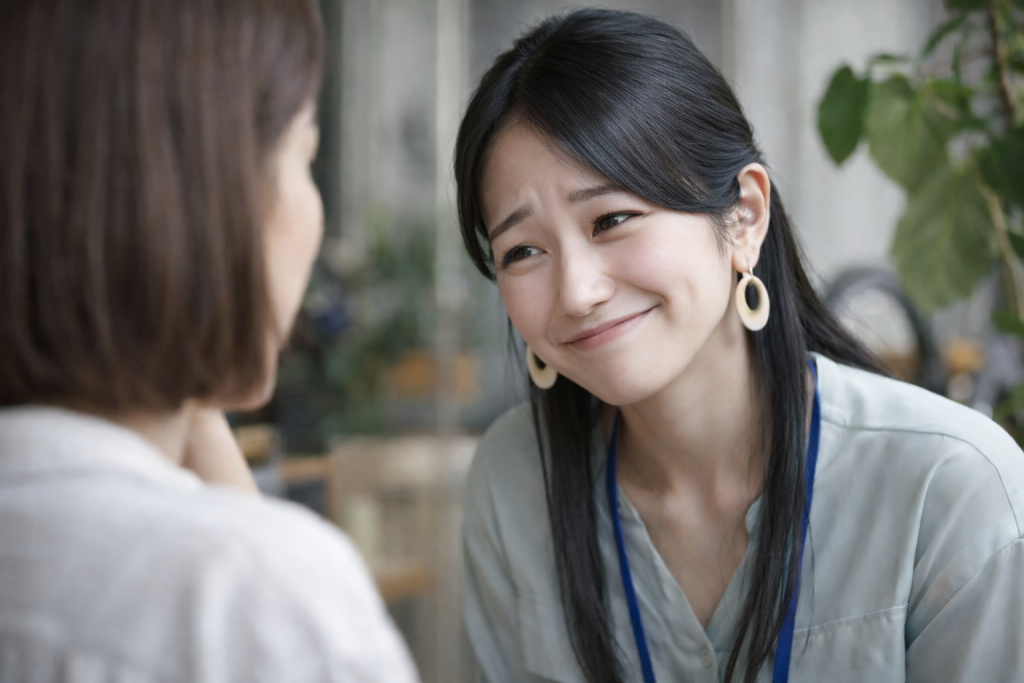 顔色をうかがう風景